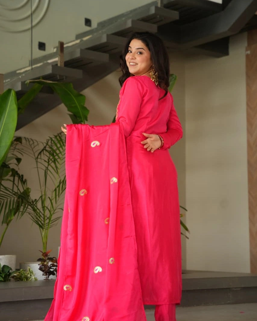 READYMADE TOP-PANT WITH DUPATTA