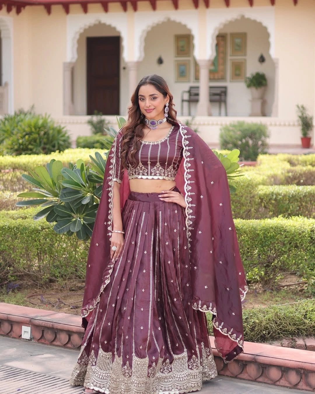 Lehenga choli Dupatta Set
