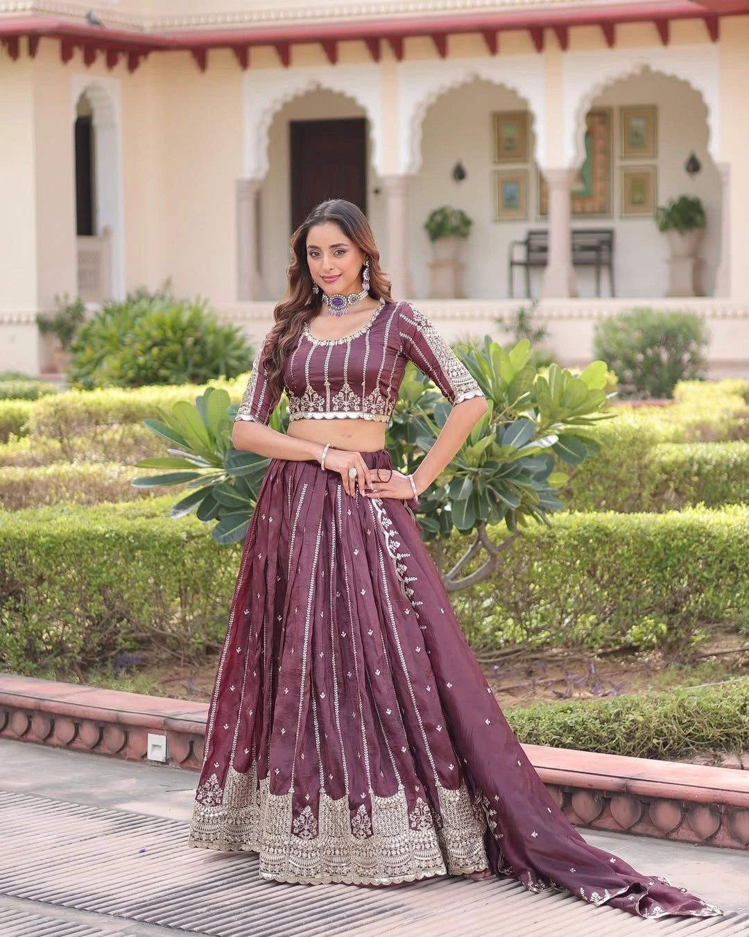 Lehenga choli Dupatta Set
