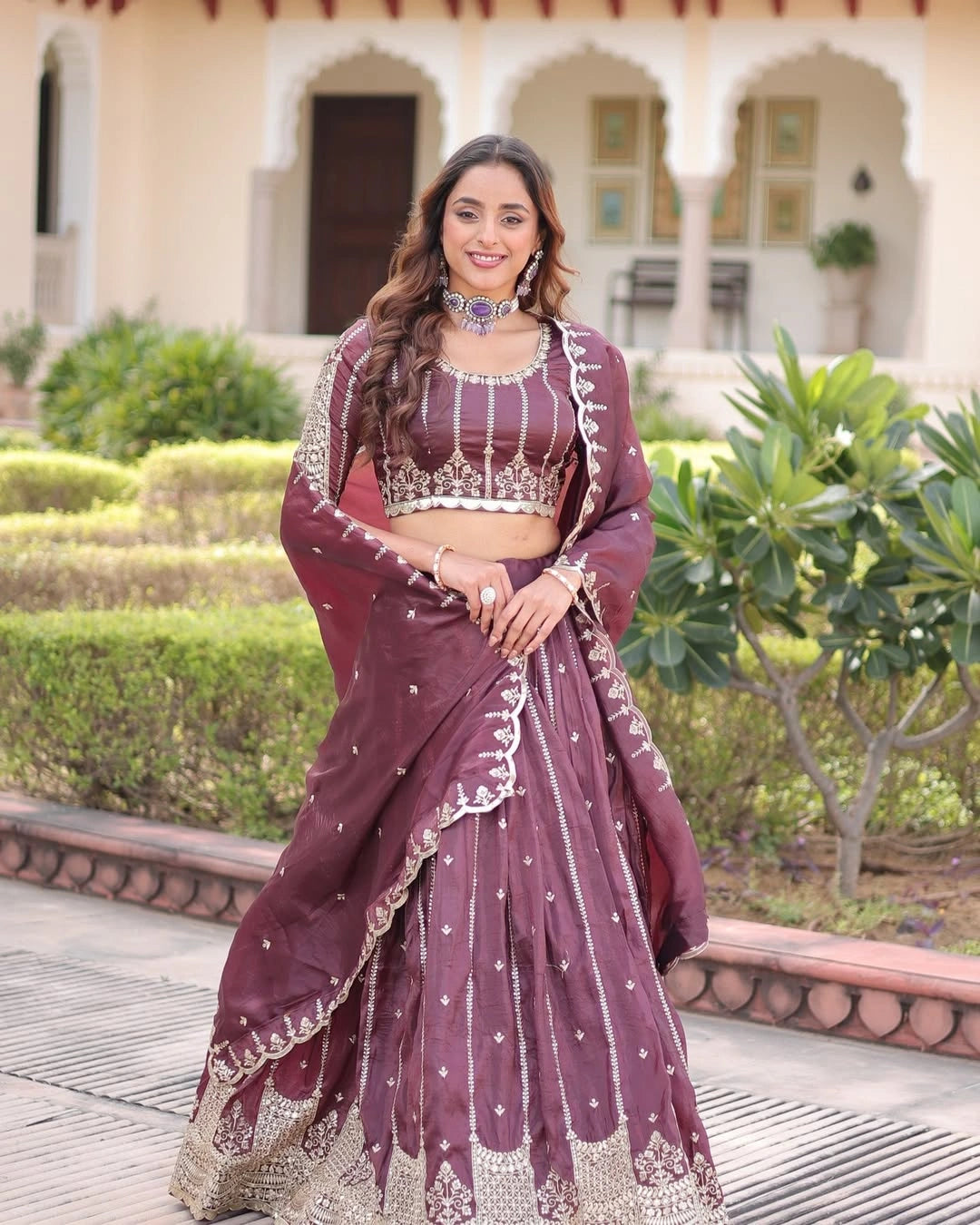 Lehenga choli Dupatta Set