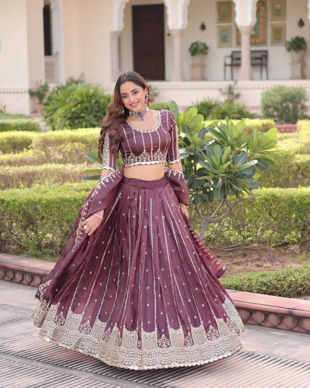 Lehenga choli Dupatta Set